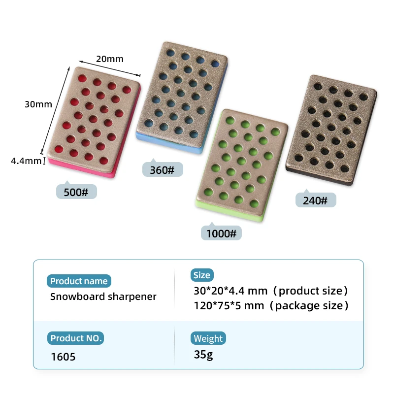 High quality Diamond swifty sharp 1000 Grit Snowboard knife sharpener whetstone set