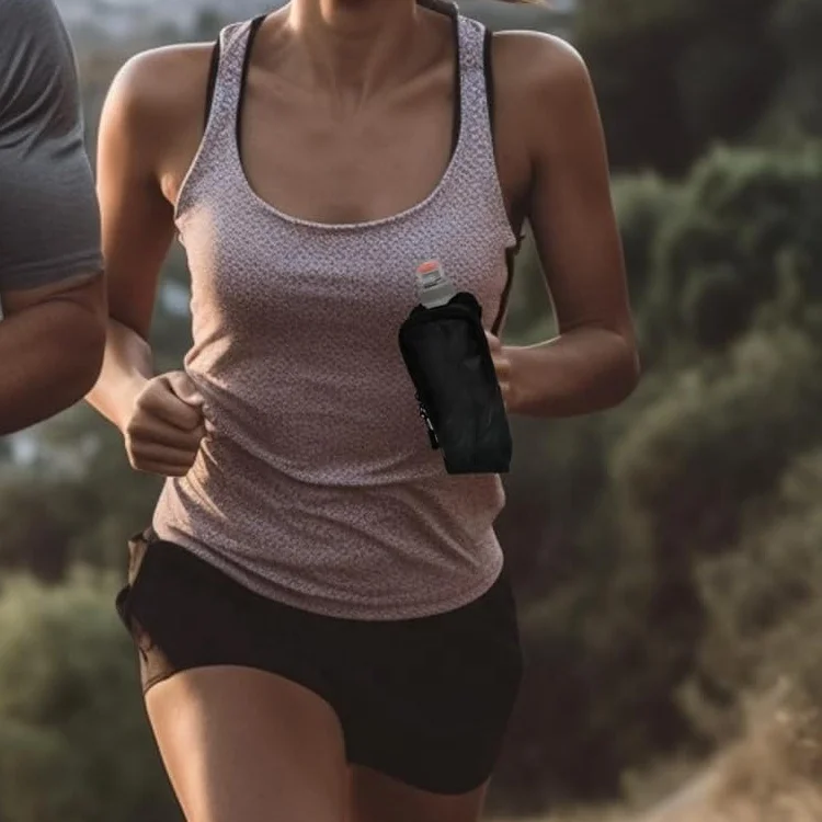HydroBlast Handheld Running Water Bottle bag for Long Distance Running with Large Storage Holder for Phone