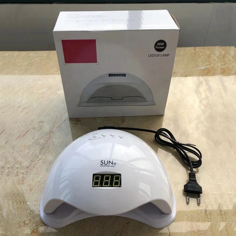 Best Selling Sun 5 UV Nail Lamp 48W LED Nail Dryer Fast Curing Sun5 UV Gel Nail Lamp