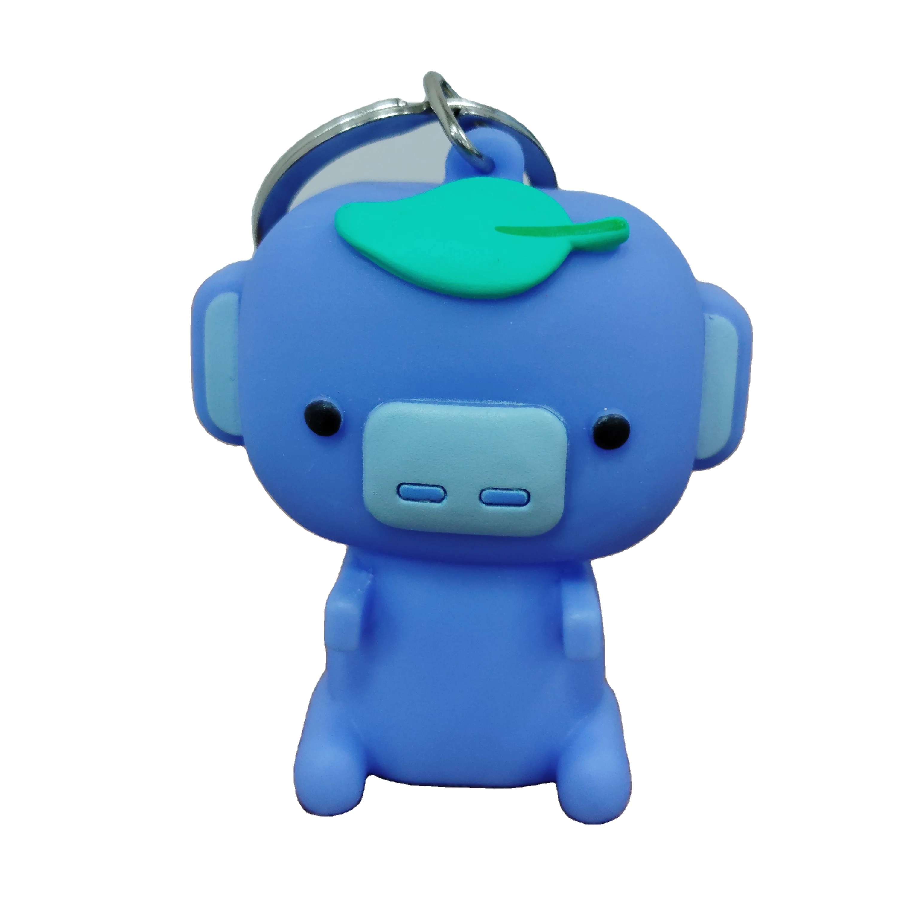 Promotion 3D keychain animal, Plastic LED lamp toy keychain for kid