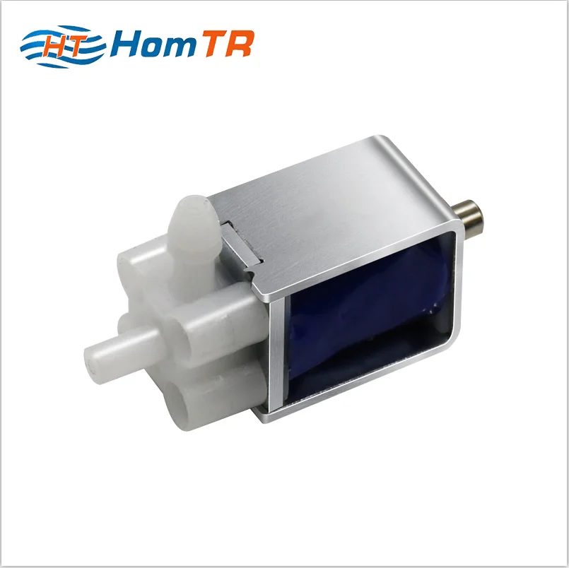 HomTR Micro Solenoid Valve 2 Position 3 Way Vent Exhaust for Air Pump DC 5V 6V Electric Solenoid Valve