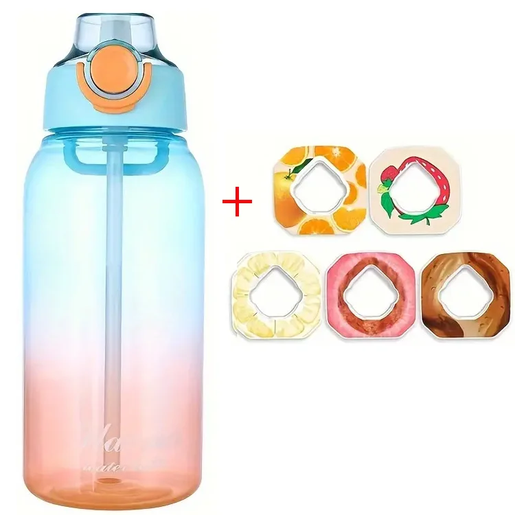 Wholesale Outdoor Sports Luxury 1000ml Promotional Advertisement Custom Logo Cute Water Bottle for Kids Drinking