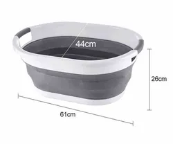 Manufacturer Firect Folding Wash Basin Children Bathtub Oversize Floor-Cleaning Basket Plastic Basin Wash Basin