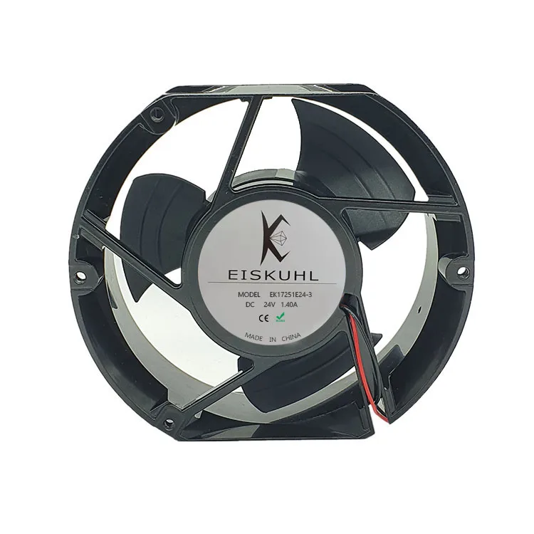 Rotary DC Brushless Dual Ball Bearing Power Inteter Axial Fan 24V Switch PWM Machine Cooling Fan