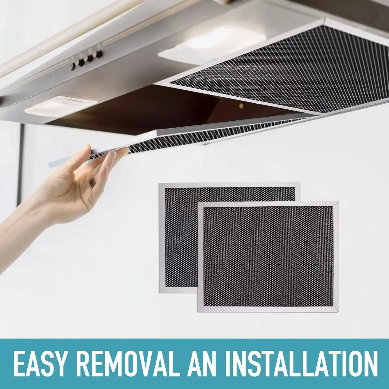 Range Hood Charcoal Filter High Efficiency Upgraded Replacement Filter