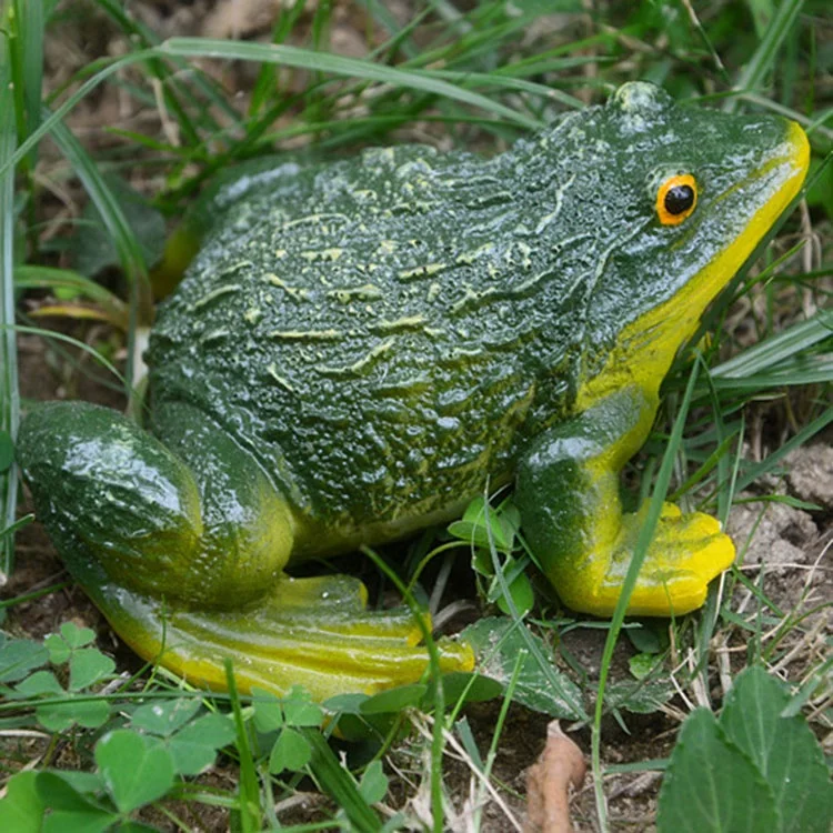 Miniature Frog Garden Statue Resin Handicraft Horticulture Potted Adornment Bonsai Mini Outdoor Accessory Figurine