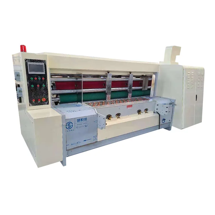 Corrugated cardboard rotary automatic die cutting and creasing machine