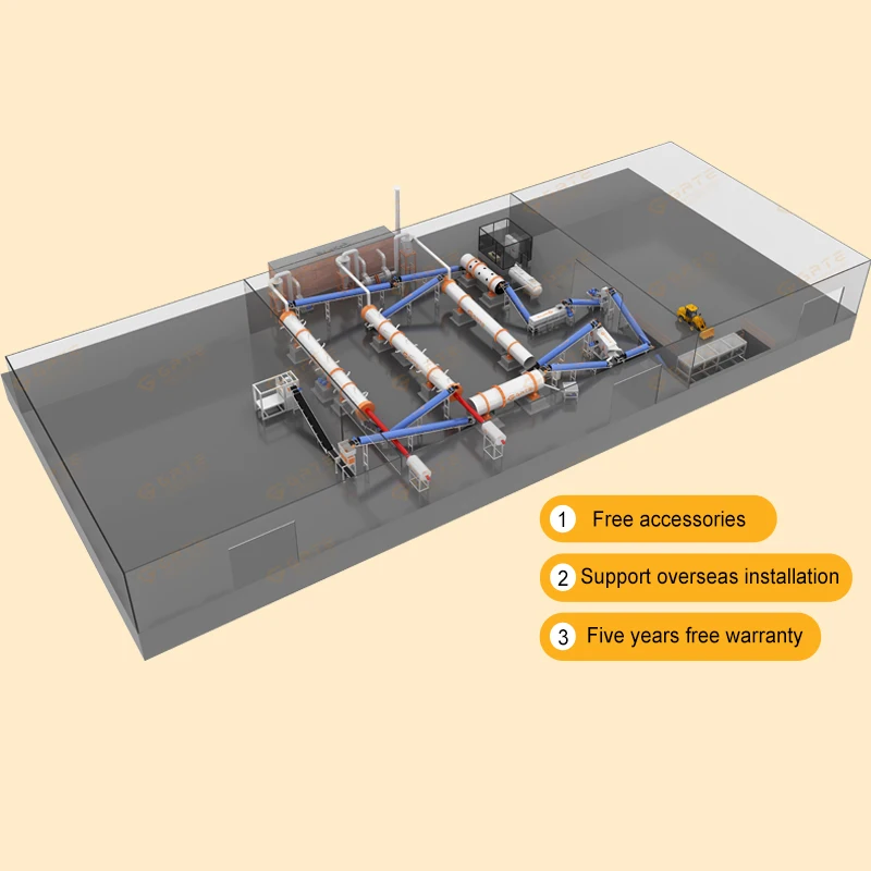 GATE Calcium Nitrate Compound Fertilizer Granular Production Line