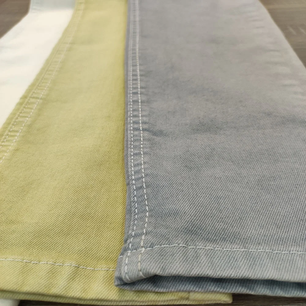 Super Soft Comfortable Dyed Denim Fabric Material 65 % Cotton  22.5%Polyester 11 oz