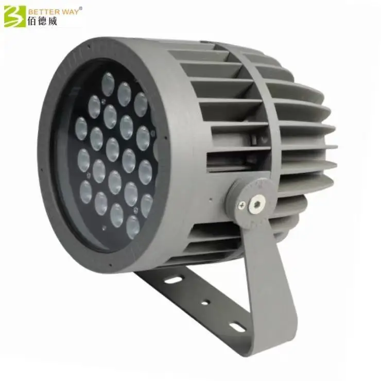 54W 220V Outdoor IP67 High power Narrow Beam  LED Flood Light Projector for Building Bridge Park Project Lighting