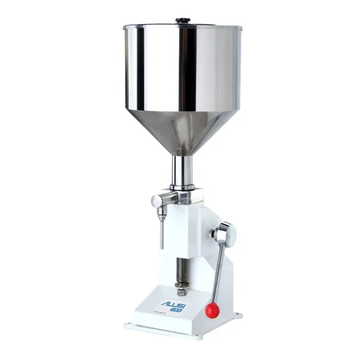 Manual type paste and liquid both filling machine for honey toothpaste juice gel shampoo hand washing filling equipment