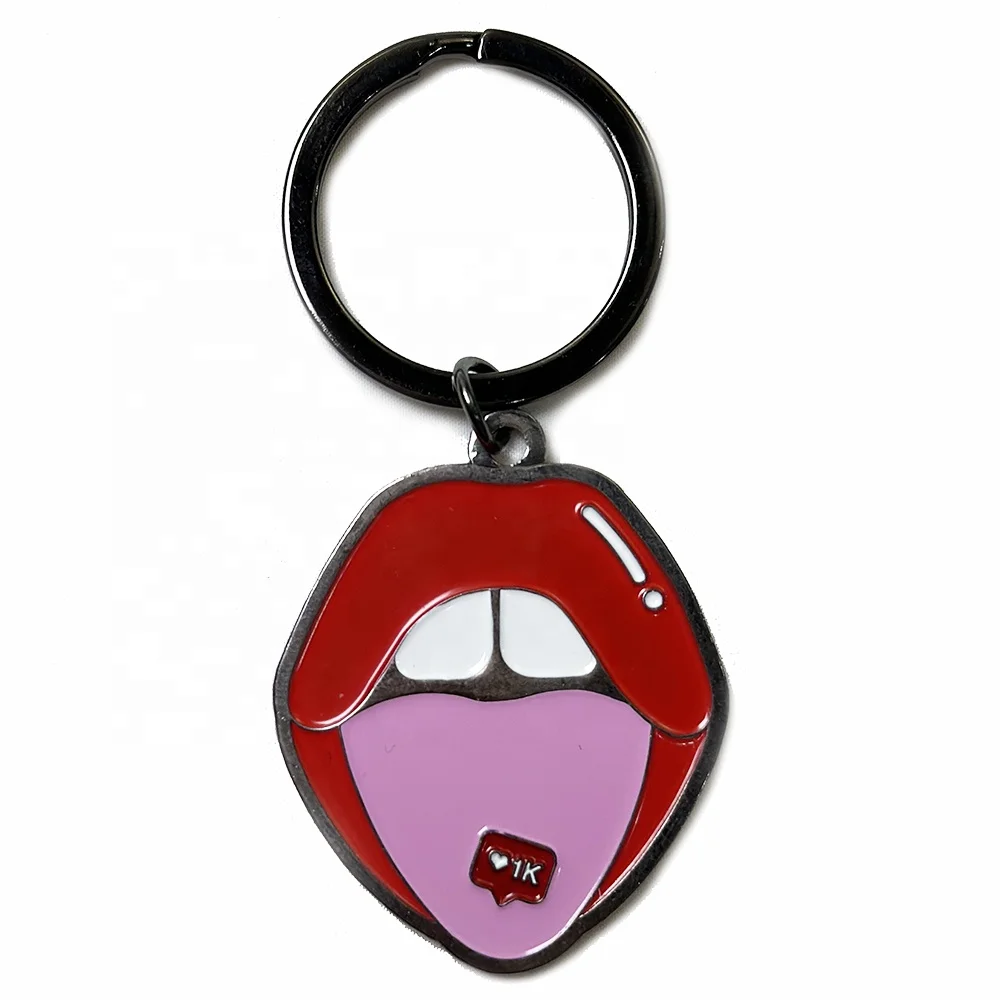 Key Rings Wholesale Blank Stainless Steel Keychain Tag Animal Chain Sublimation Keytags Customized Metal Keychains