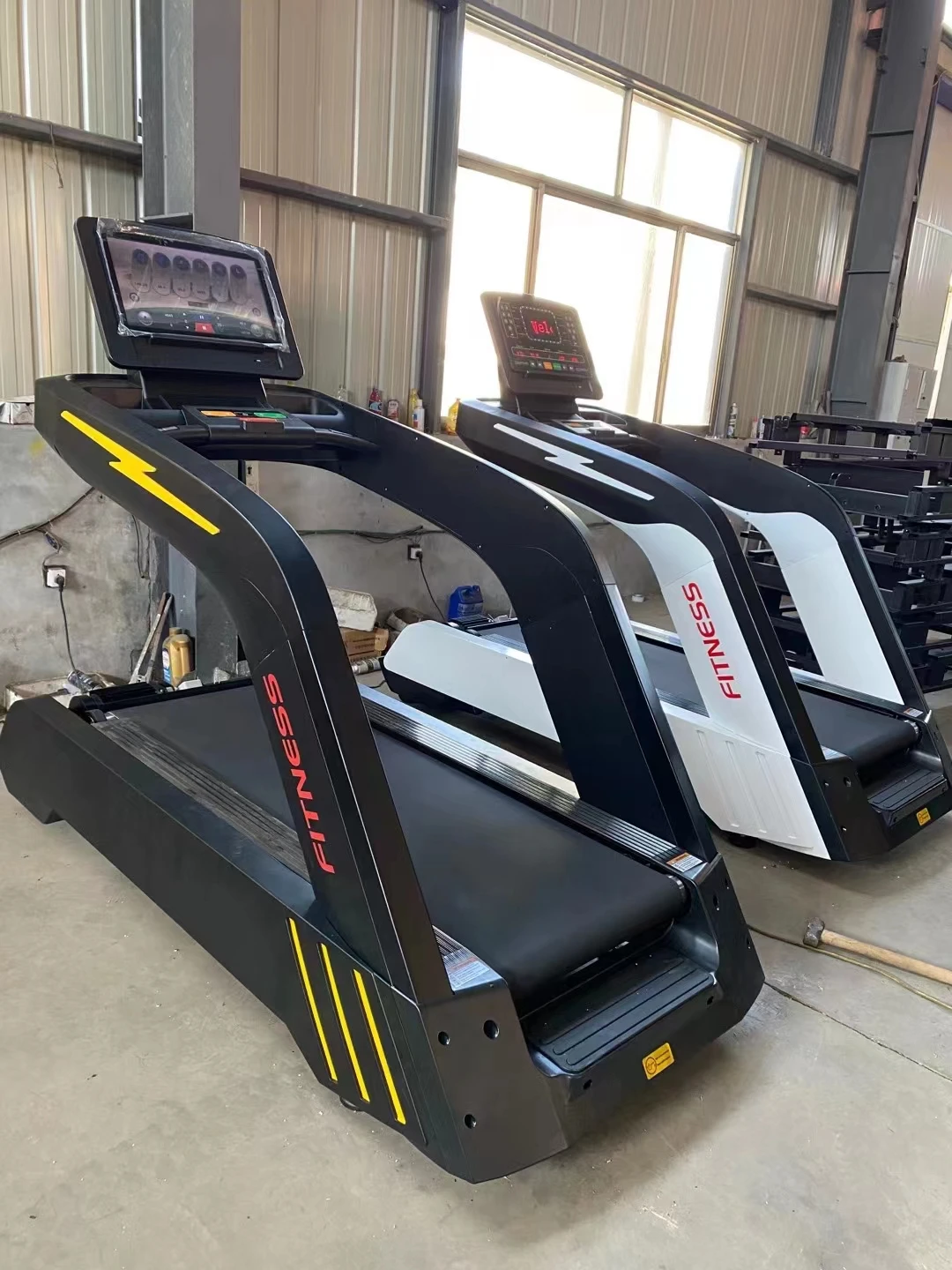 Сверхмощный сенсорный экран 7HP мотор электрический Тренажерный Зал Беговая машина Коммерческая беговая дорожка