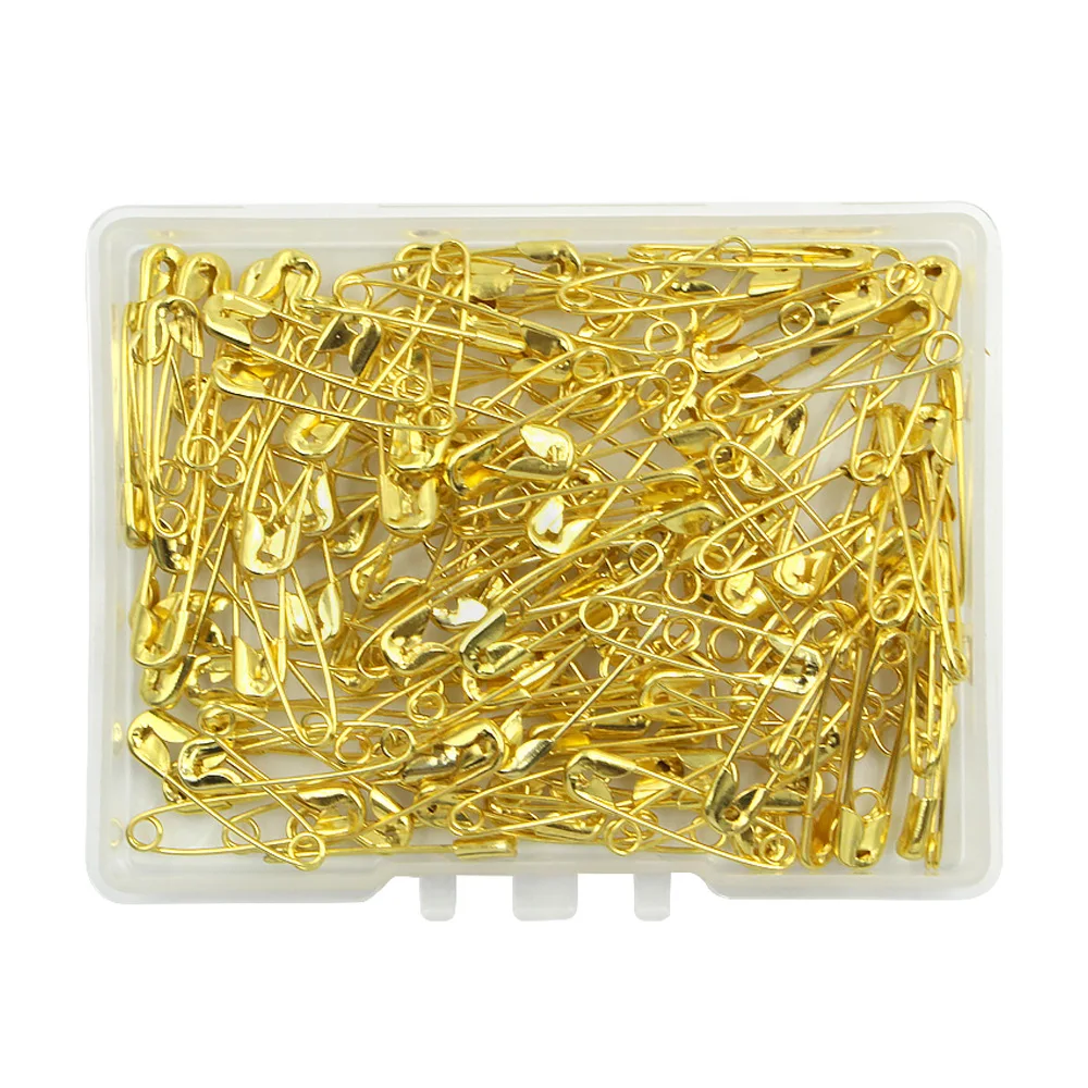 120pcs 19mm Safety Pins Small Safety Pins Safety Clips for Clothing Tags DIY Crafts Jewelry Making