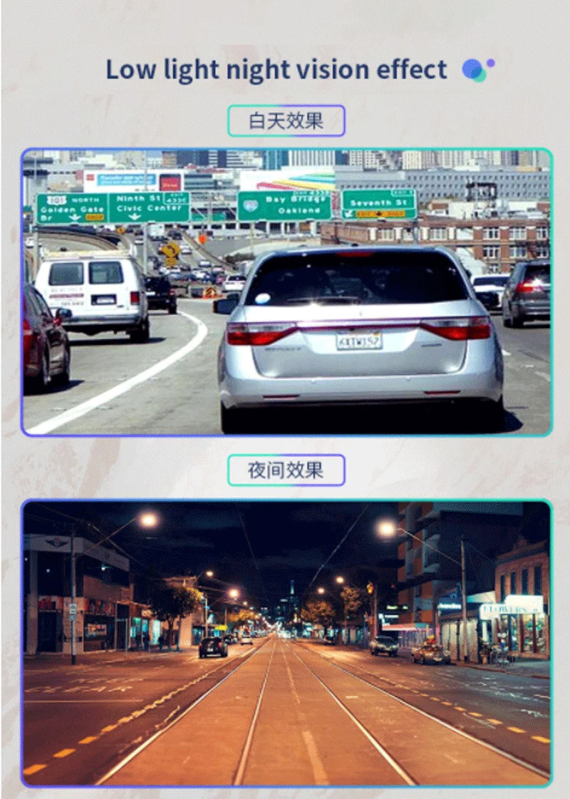 media dashboard rear view car mirror with camera for dash cam 4k 12 inch 2 channel inside