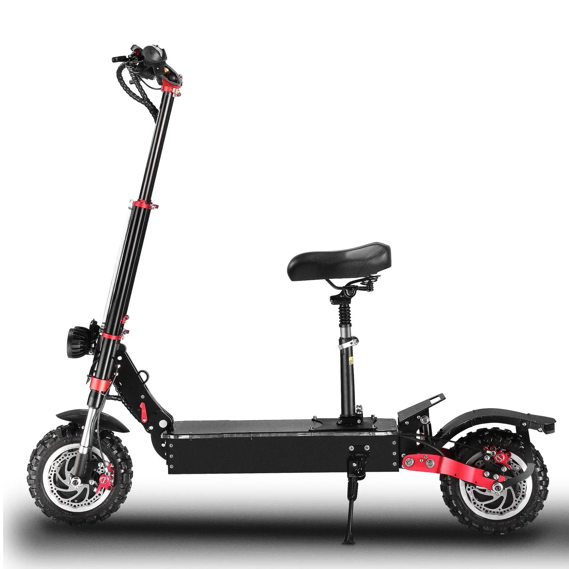 Fast Folding Electric Scooter With A Seat 5600w 60v Electric Scooter With Lights Electric Bicycles For Adults