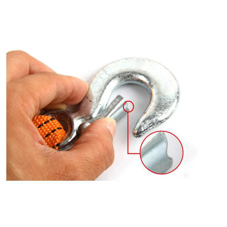 6 Ft 3 Tons Car Tow Dolly Strap Tow Strap Car Cable Towing Decorative Rope With Hooks Emergency Heavy Duty