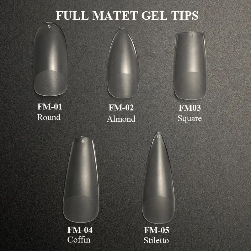 Собственная Марка Типсы для салона гелевые ногтей полное покрытие