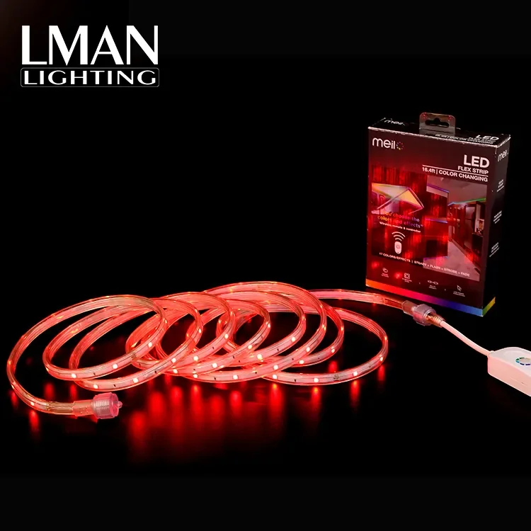 High Voltage 110V 220V IP67 Waterproof 30leds 60leds 5 10 20 meters 5050 Led RGB Light Strip