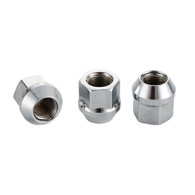 Chromed Automobile Open End Wheel Lug Nut for Tesla Model 3, Model S