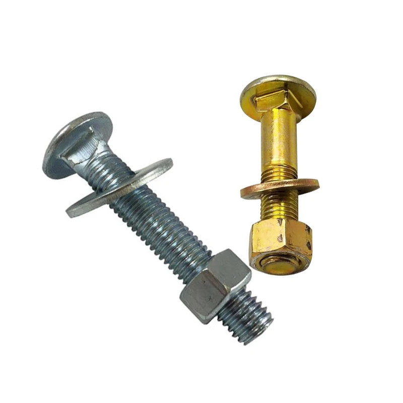 stainless steel mushroom round head square neck aluminum carriage bolts