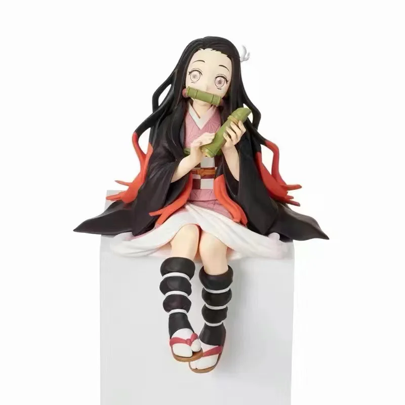 best price Wholesale Demon Slayer Pressed Instant Noodles Car Seated Decoration  PVC Anime Action Figures