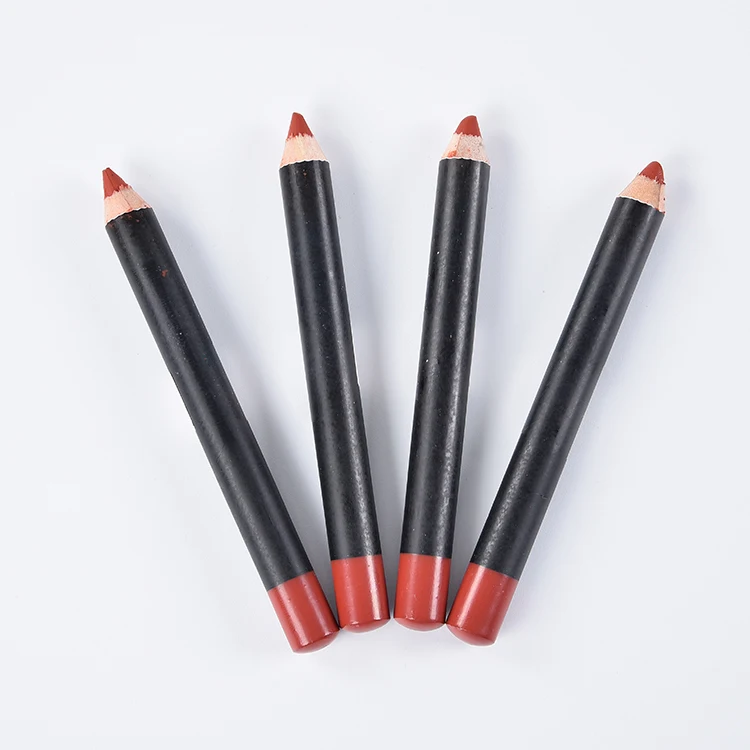 wholesale lip pencil private label vegan lipliner set 2 in 1 pigmented custom logo lip liner