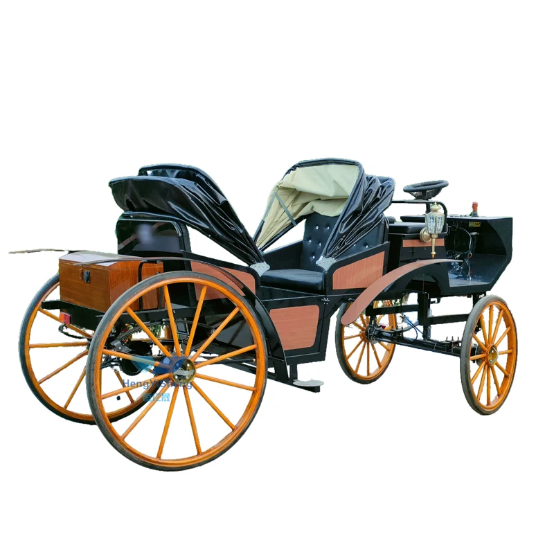 medieval  Horse Drawn Wagon/ancient Museum gypsy carriage/Limousine/classic horse buggy