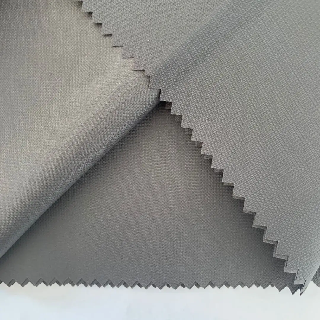 
100%nylon mesh small honeycomb waterproof coating fabric for outdoor casual jackets 