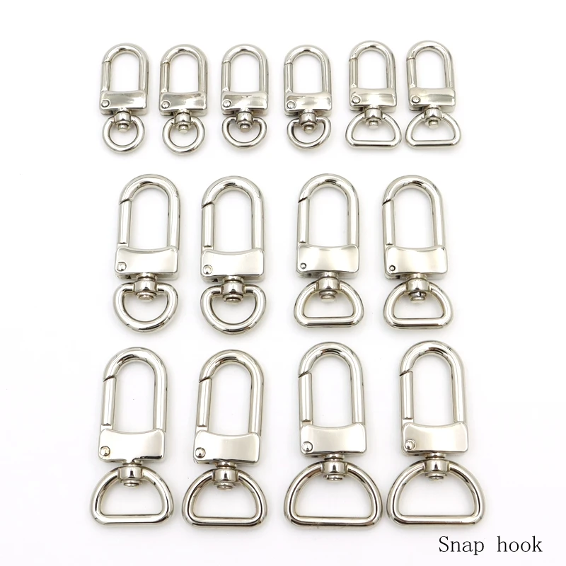 quality nickel Keychain Snap Hooks spring snap hooks swivel clasps swivel snap hook