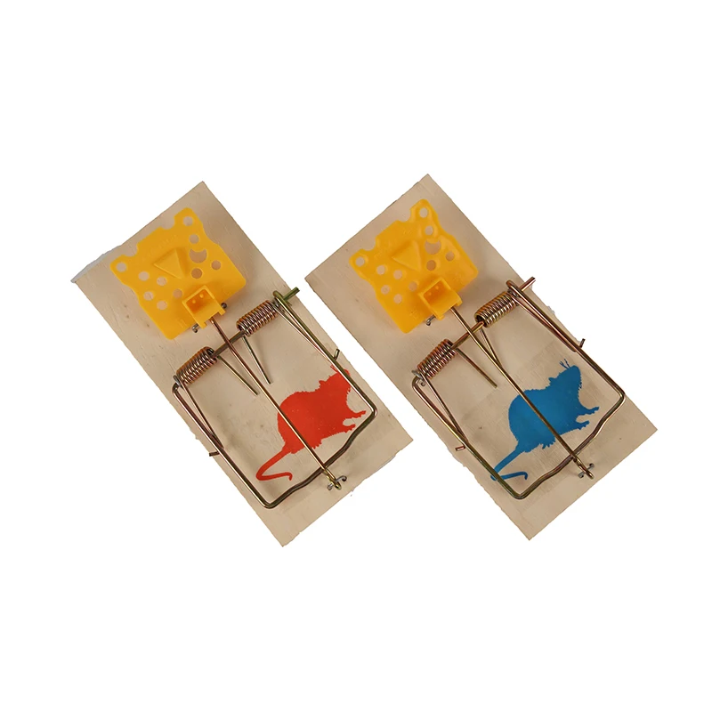 Disposable rat catch killer wooden mouse snap trap for home office