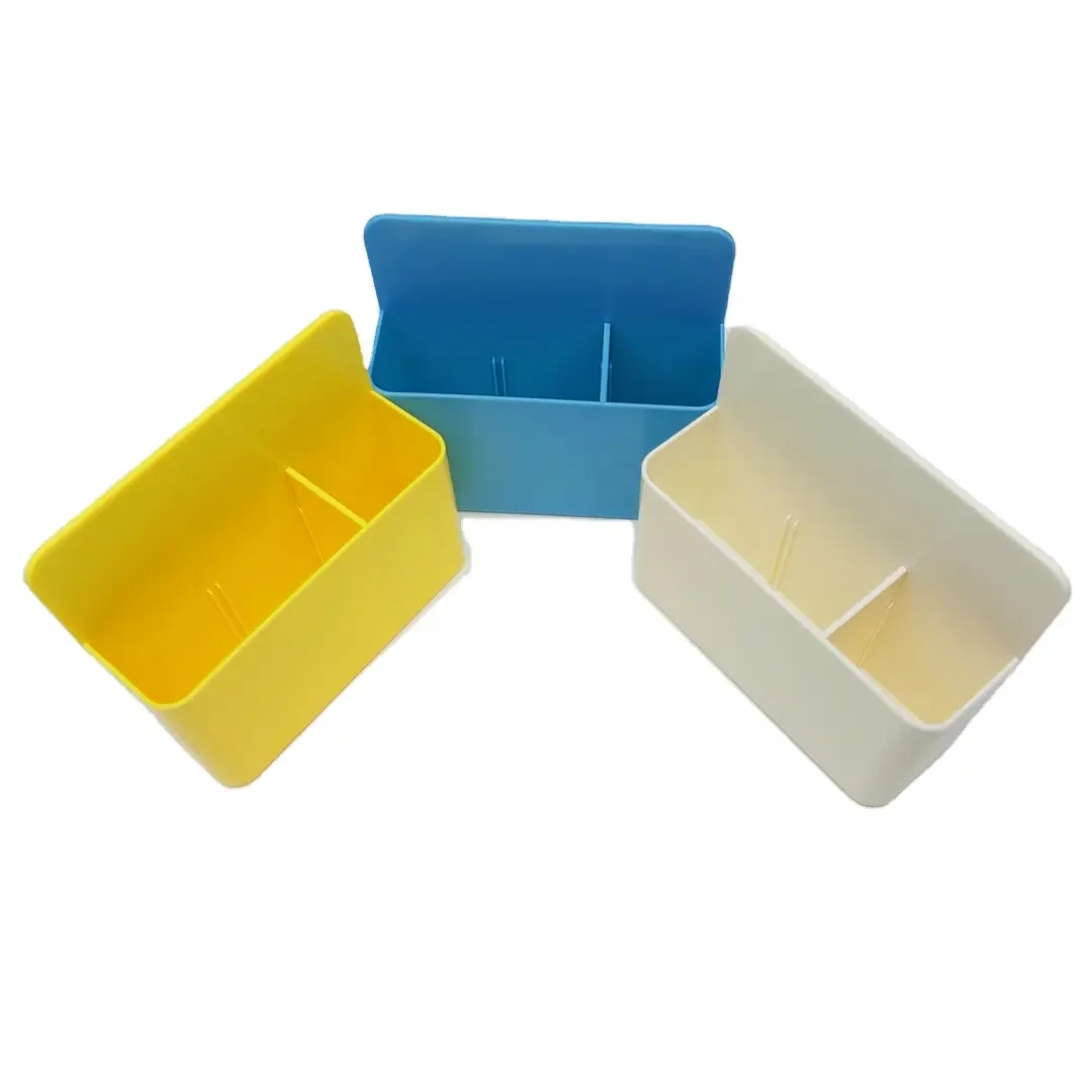 2-Slot Acrylic Magnet Storage Box Strong Suction Magnet Office Stationery Organizer New Arrival Classroom Magnetic Material