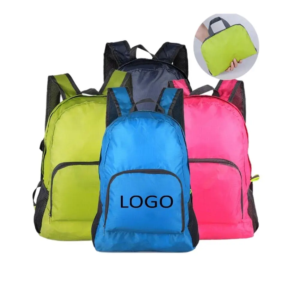 Custom Logo Cheap Travel Hiking Backpack Lightweight Portable Foldable Backpacks Fashion Backpack School Bags For Unisex Low Moq