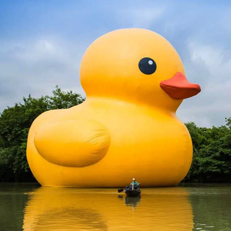 Giant inflatable buoy duck inflatable yellow duck custom inflatable duck