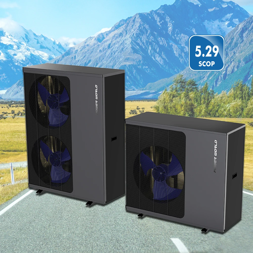 Erp A+++  R290 heat pump new energy wired controller air/water monoblock heat pumps r290