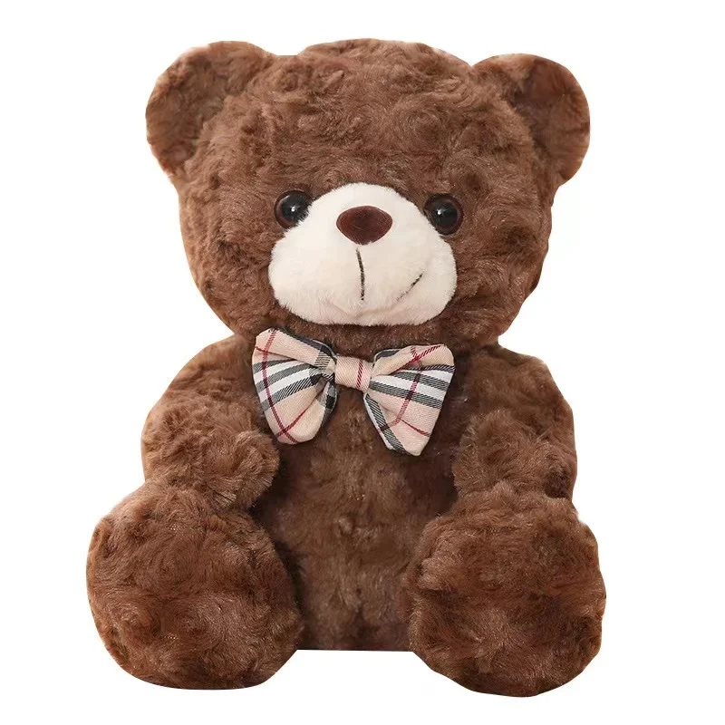 Wedding Present Gift Teddy Bear with With ribbon Custom clothes labels design style plush toy Peluches wholesale