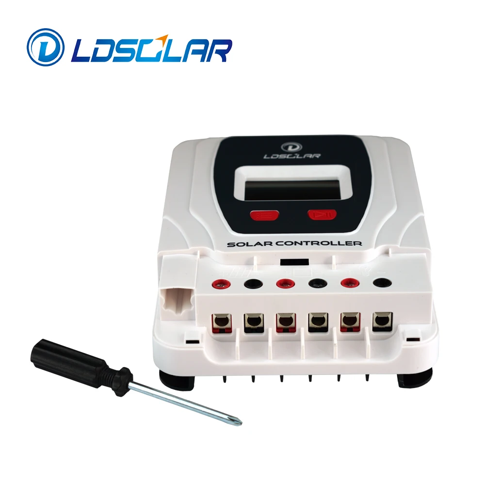 LD SOLAR Smart Solar Panel Controller Regulator 24v 12v Dc 10a 30a 50a 60a 20a Manual Pwm Solar Charger Controllers
