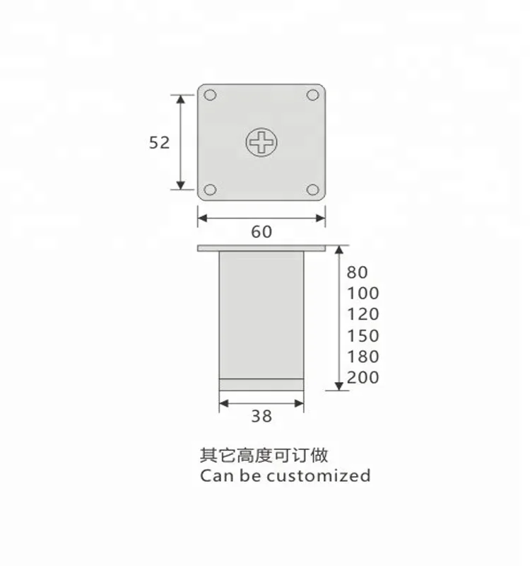 office furniture metal table leg