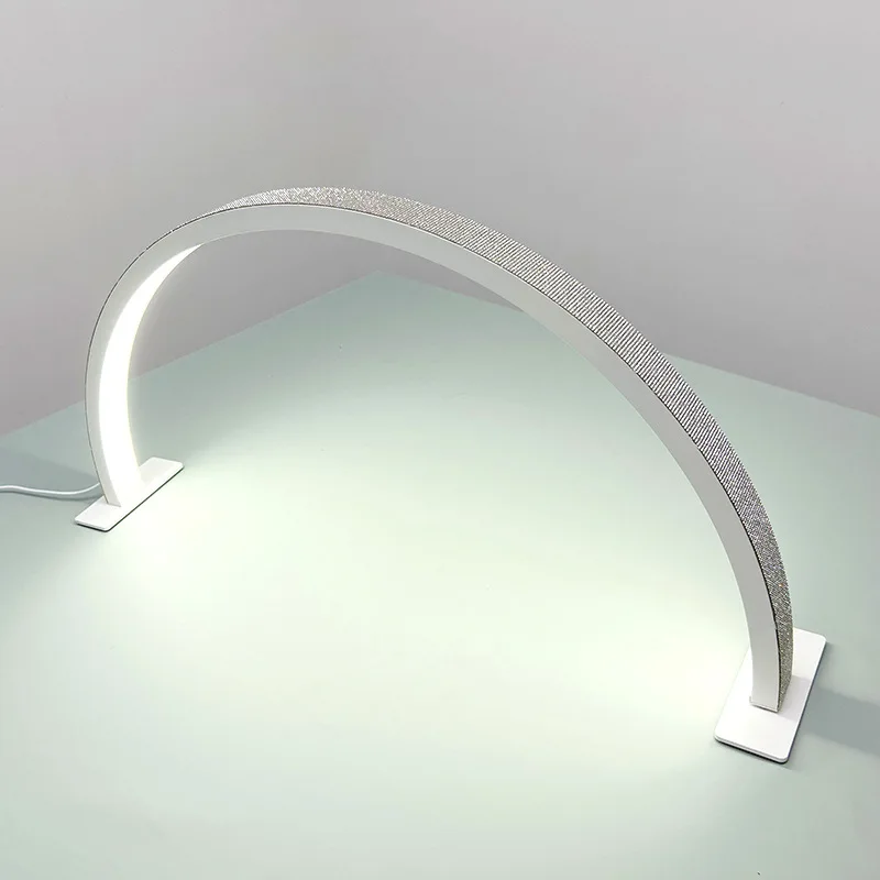 Hot Sale Finger Nail Beauty Light With Half Moon Shape Beauty Salon Light With Adjustment