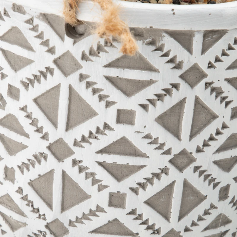 Large Planter Flower Vietnam Painted Ceramic Pot