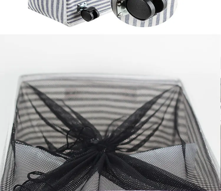 Colapsable collapsible folding dirty clothes laundry basket divided 2 compartments 3 section with wheels