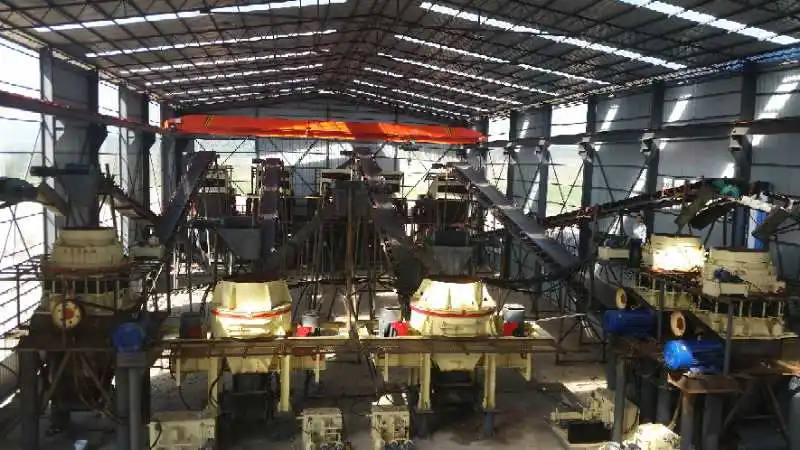 Easy operate River stone vertical shaft impact sand making machine crusher for brick making mining machine