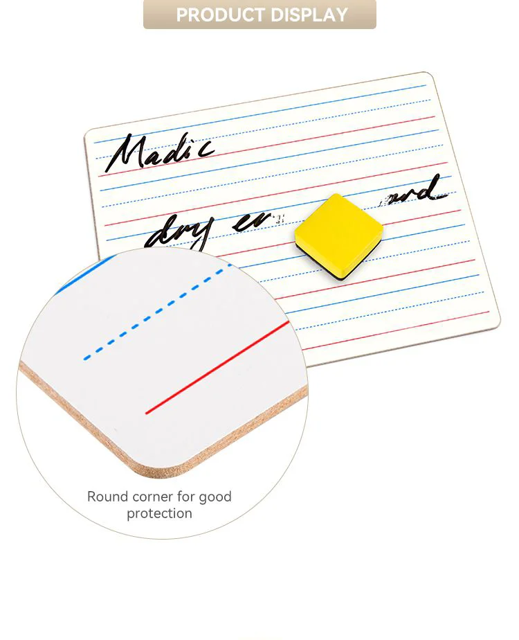 Manufacturer Customized 9X12 Inch Portable Double-Sided Writing Small Whiteboard, Dry Wipe Dust-Free Student And Child Board