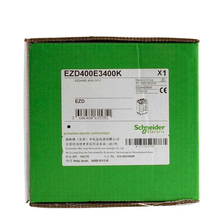 Safety Breaker/Electric Breaker EZD400E 3P 400A  690V high quality mccb