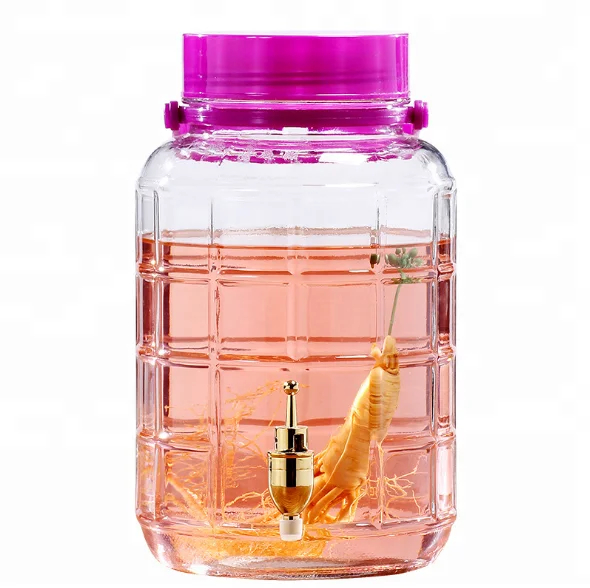 Стеклянная банка с крышкой для хранения конфет 1 л 2 4 6