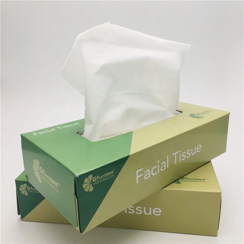 Embossing v fold cheap soft virgin wood pulp 200x2ply direct flat box facial tissue