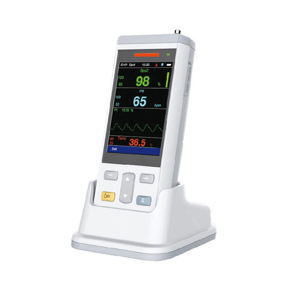 ICEN Vet Blood Pressure Monitor Digital Animal Pulse Handheld Pet Ecg Vital Signs Anaesthesia Veterinary Monitor Etco2