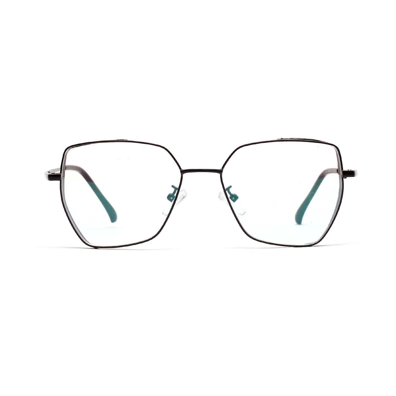  Metal square anti-blue eye fashion protection glasses