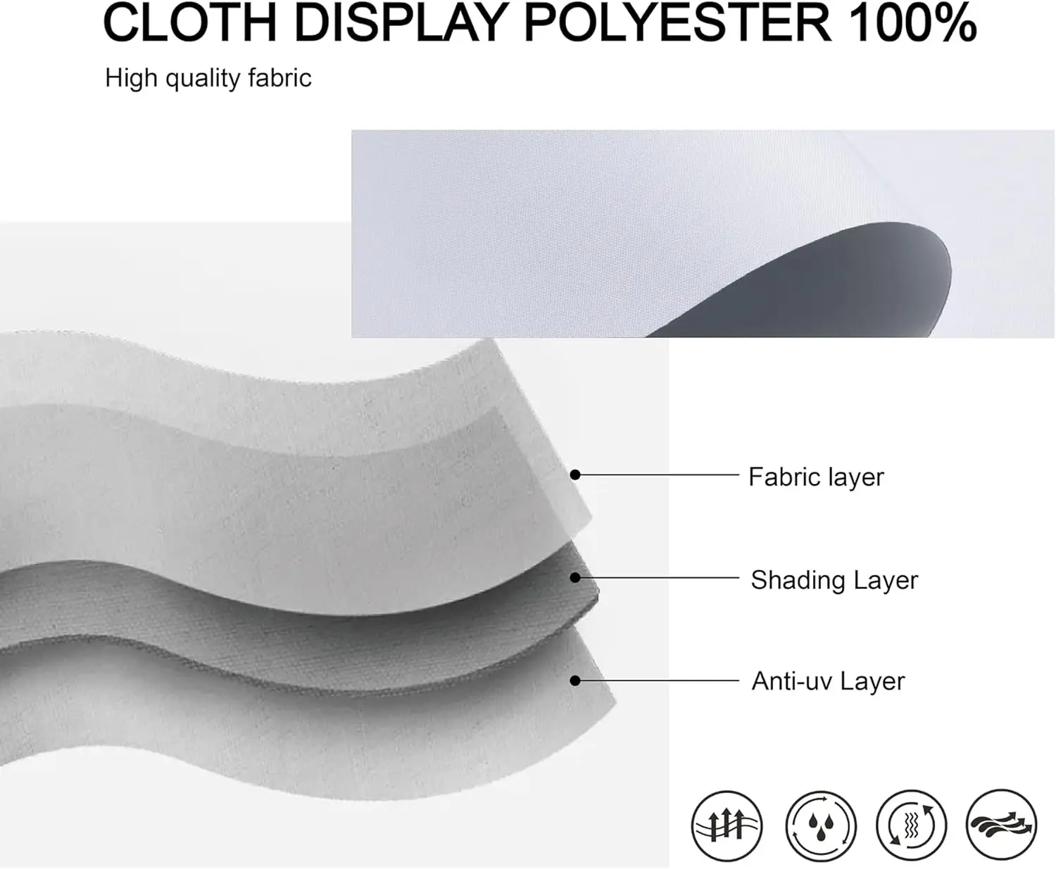 Wholesale Price 100% Blackout Waterproof Double Layers Roller Blinds For Window