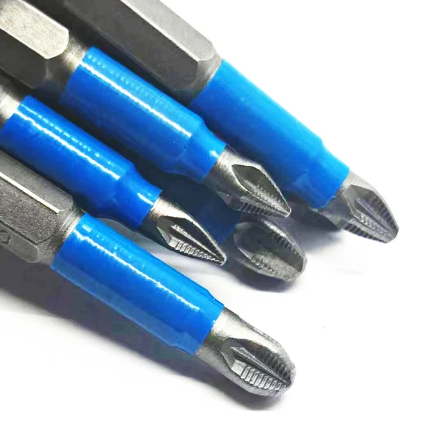 6pcs non-slip batch head S handle with magnetic electric batch nozzle electric screwdriver combination set Phillips batch head